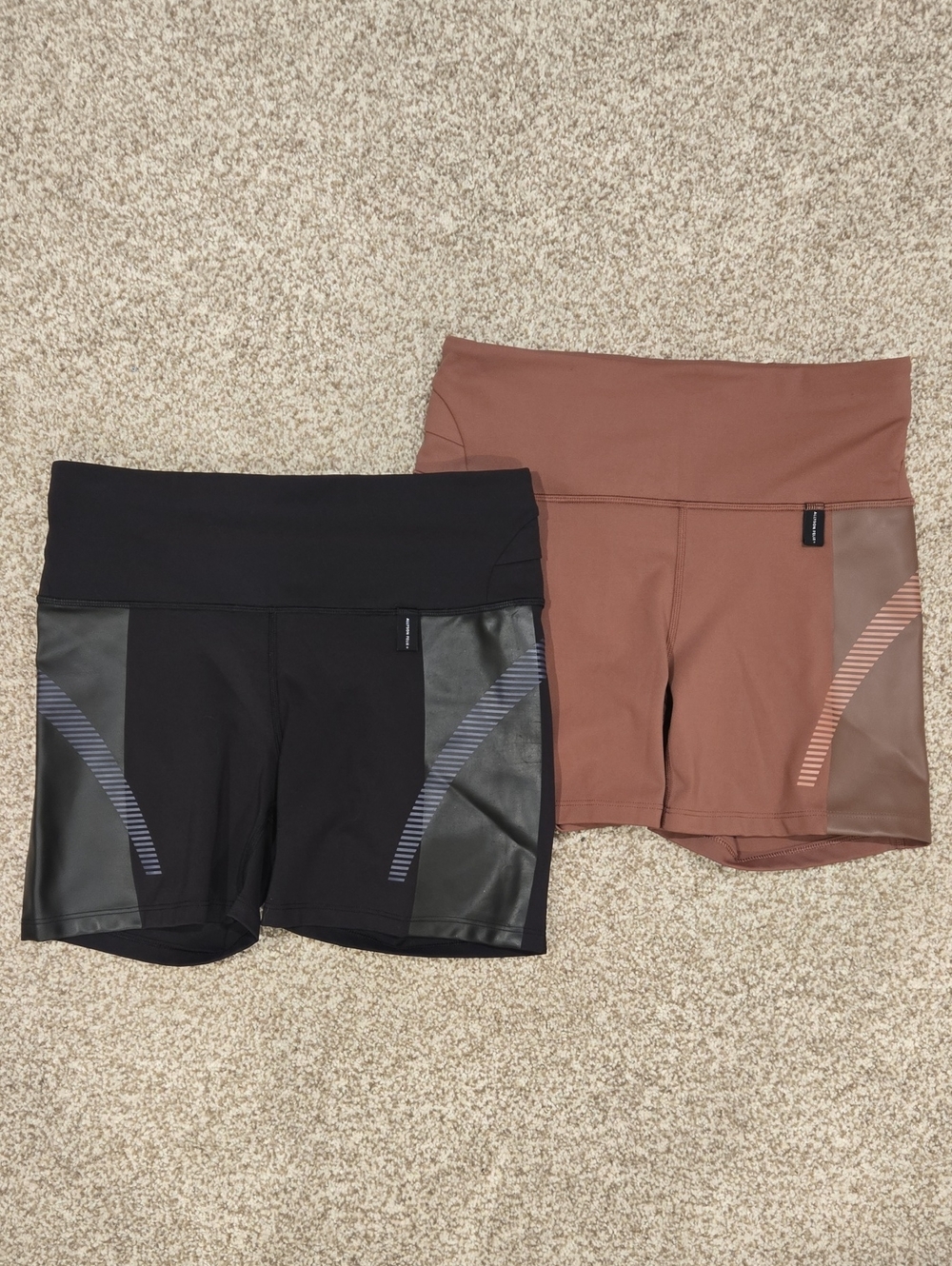 Lot of 2 Athleta Medium Allyson Felix athletic Shorts Jogging Running Like New